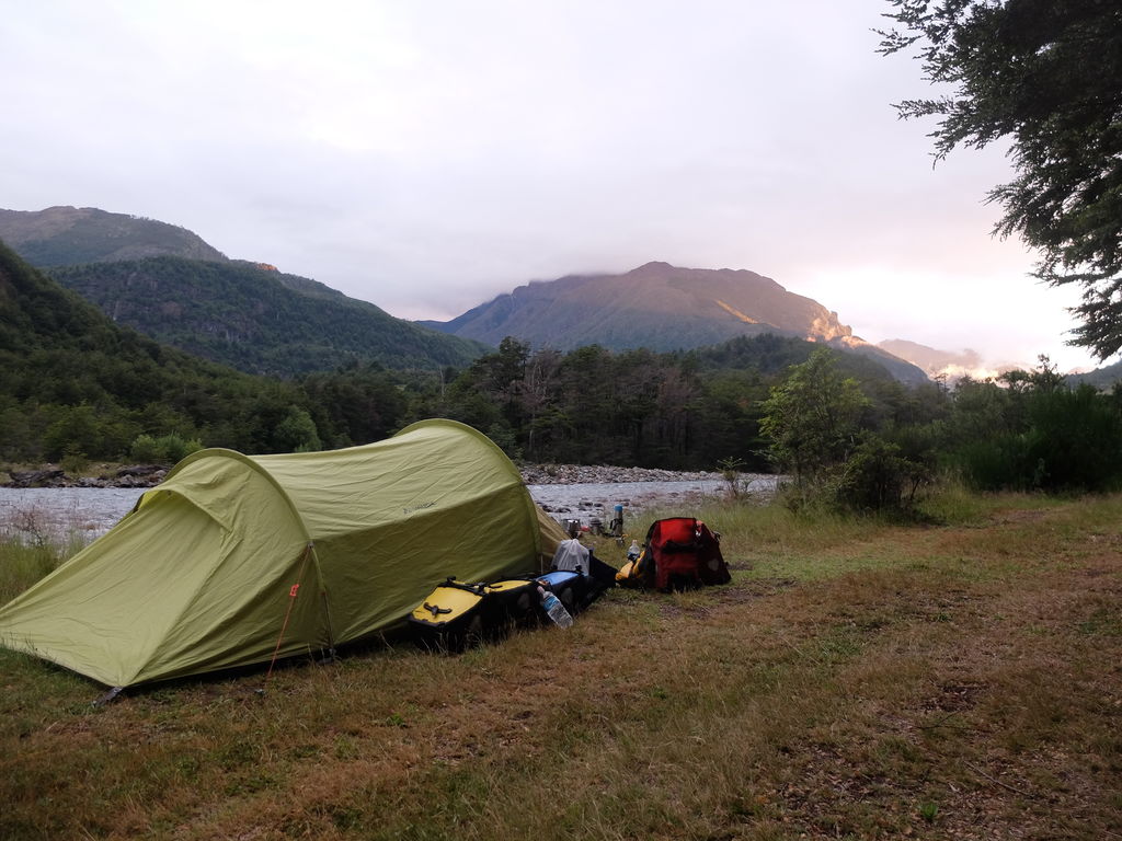 Sleeping next to a river