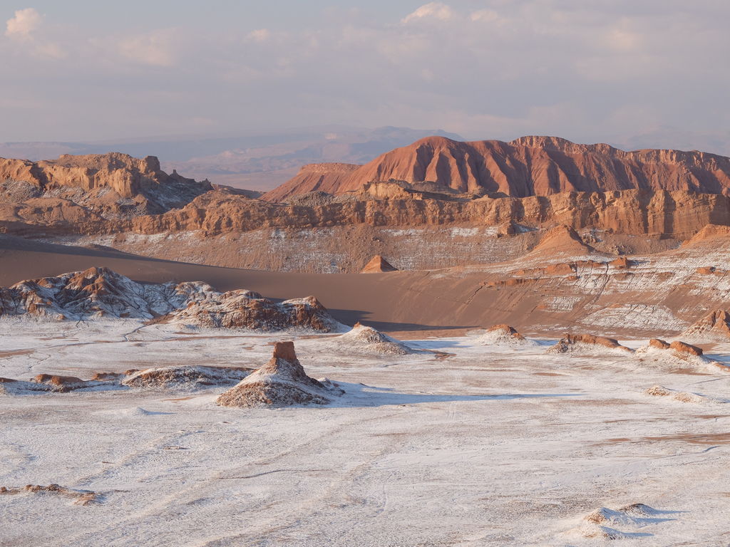 Sunset in Valle de la Luna close to San Pedro